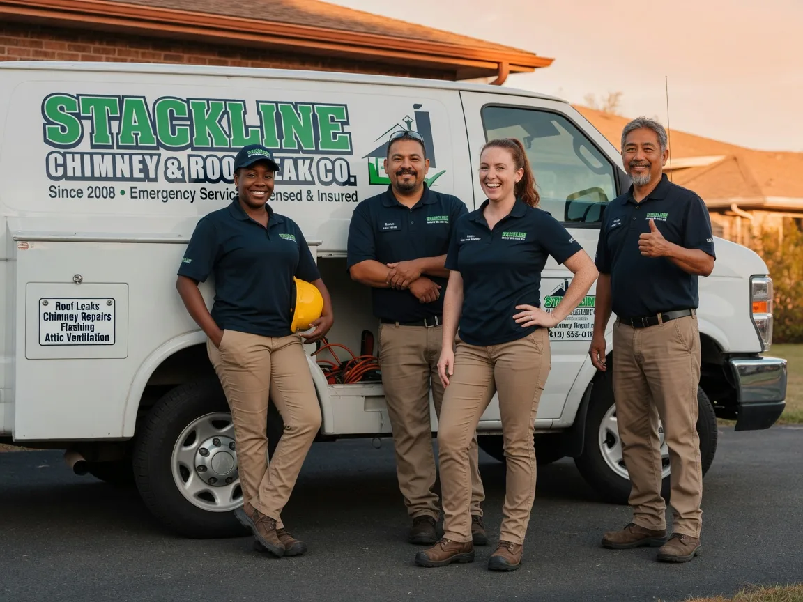 Chimney flashing repair company in North Highlands, CA
